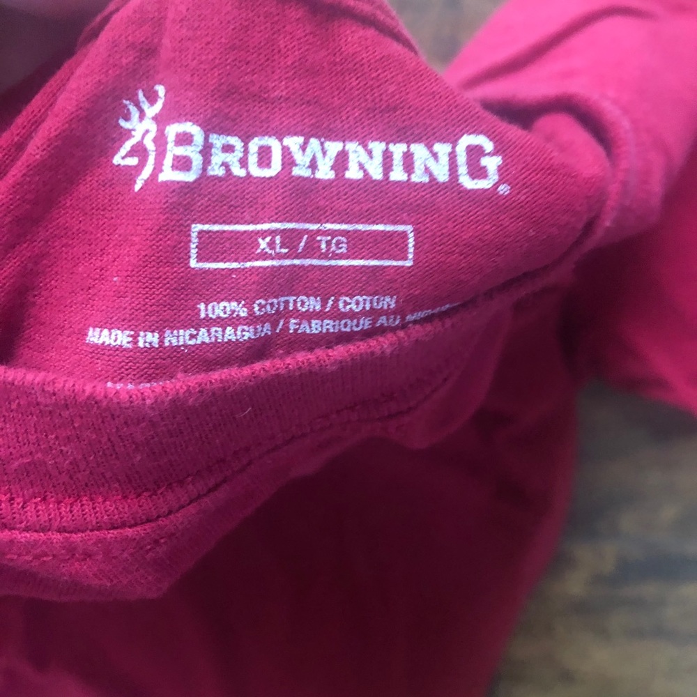 Browning and real tree long sleeve t shirt